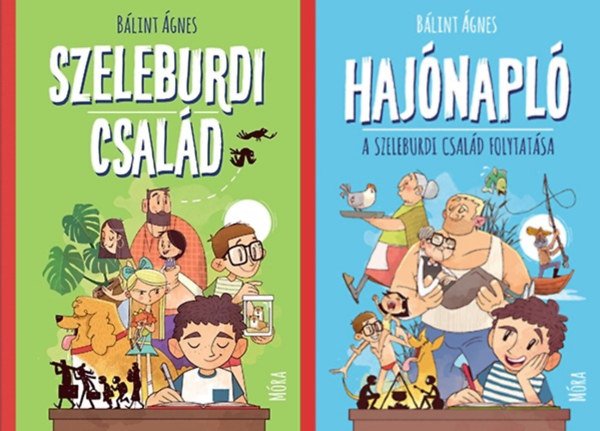 2 db B�lint �gnes ifj�s�gi reg�ny: Szeleburdi csal�d + Haj�napl� - A szeleburdi csal�d folytat�sa