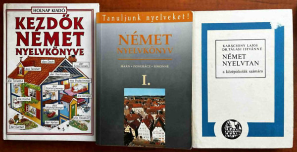 3db Nmet nyelvknyv:Kezd nmet nyelvknyv,Nmet nyelvknyv I,Nmet nyelvtan