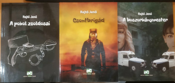 3 db Rejt� Jen�: A boszork�nymester + A pokol zsoldosai + Csontbrig�d
