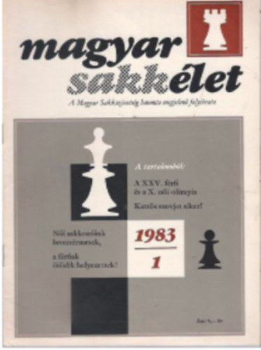 Magyar Sakklet 1983/1-12  XXXIII. vfolyam