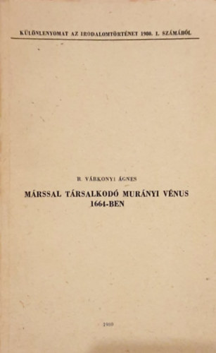 M�rssal T�rsalkod� Mur�nyi V�nus 1664-ben