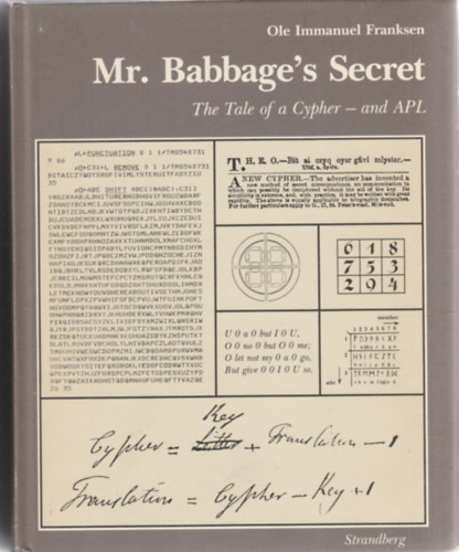 Mr. Babbage's secret - The tale of a cypher and apl