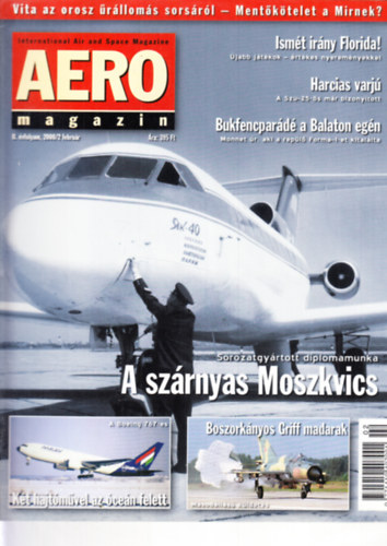 Aero magazin 2000. febru�r -  2001. janu�r, teljes �vfolyam, lapsz�monk�nt