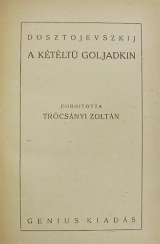 A ktlt Goljadkin