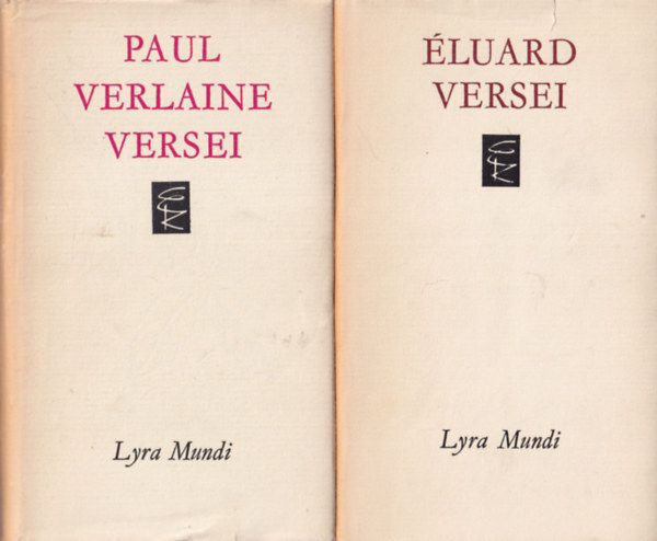 Illys Gyula, Andrs Lszl - 4 db Lyra Mundi knyv: luard versei + Paul Verlaine versei + Federico Garca Lorca versei + Charles Baudelaire versei