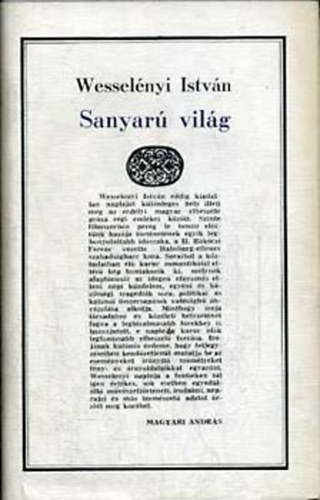 Wesselnyi Istvn - Sanyar vilg II.