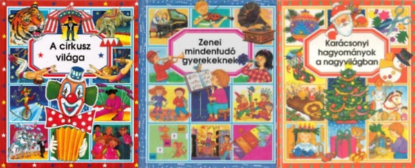 3 db ismeretterjeszt a Passage Knyvek sorozatbl: Karcsonyi hagyomnyok a nagyvilgban + Zenei mindentud gyerekeknek + A cirkusz vilga