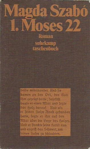 Magda Szabó - 1. Moses 22 (német nyelvű)