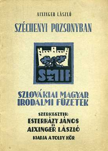 Szchenyi Pozsonyban (Vzlat)- Szlovkiai magyar irodalmi fzetek