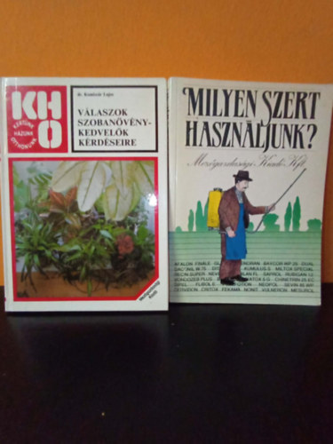 Dr. Komiszár Lajos Biber-Tóth-Dimitrievits - 2 db. mű a kertgondozás, kertépítés világából: Milyen szert használjunk? Válaszok szobanövény-kedvelők kérdéseire