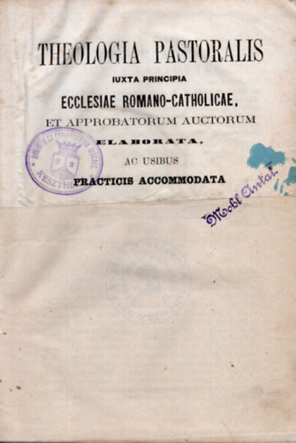 Theologia pastoralis Iuxta principia- Ecclesiae romano-catholicae