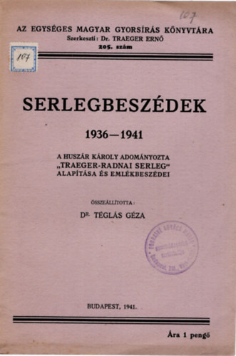 Serlegbeszdek 1936-1941