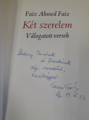 K�t szerelem-V�logatott versek