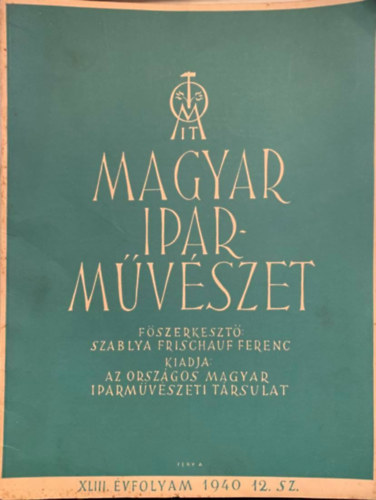 Magyar Iparmvszet 1940/12.sz.