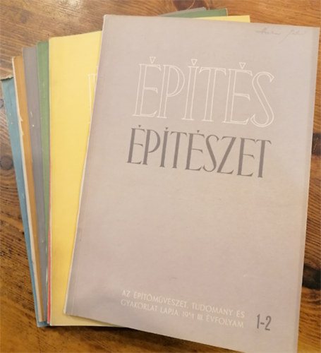 pts-ptszet - (Az ptmvszet, tudomny s gyakorlat lapja) - 1951 III. vfolyam 1-12.