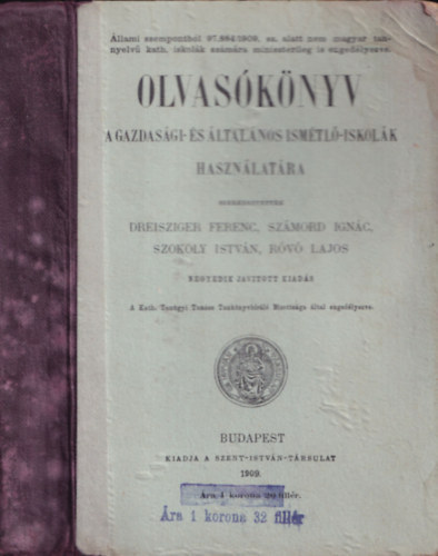 Olvasknyv a gazdasgi- s ltalnos ismtl-iskolk hasznlatra