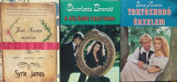 3 db-os romantikus k�nyvcsomag: Tart�zkod� �rzelem+ A k�l�n�s tan�tv�ny+ Jane Austen napl�ja