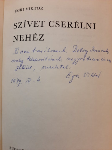 Szvet cserlni nehz