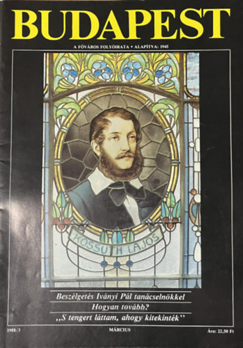 Budapest: A f�v�ros foly�irata 1988/3