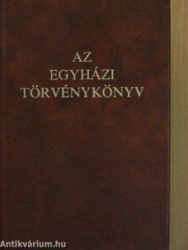 Az egyhzi trvnyknyv