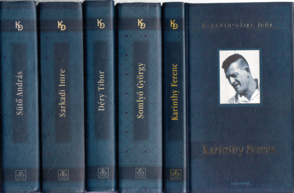 Kossuth-djas rk 5db.: Karinthy Ferenc + Somly Gyrgy + Dry Tibor + Sarkadi Imre + St Andrs