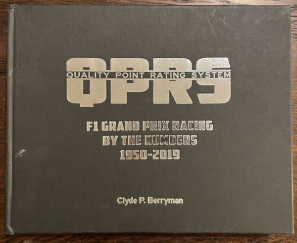 F1 Grand Prix by the Numbers 1950-2019 - QPRS rating system - A Forma-1 a QPRS rtkelsi rendszer adatai alapjn