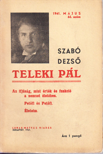 Teleki P�l (Szab� Dezs� f�zetek 66.)
