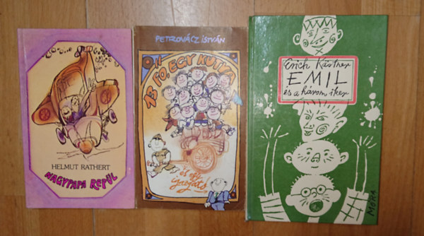 3 klasszikus ifj�s�gi k�nyv: Emil �s a h�rom iker, 13 f�, egy f� �s egy igazgat�