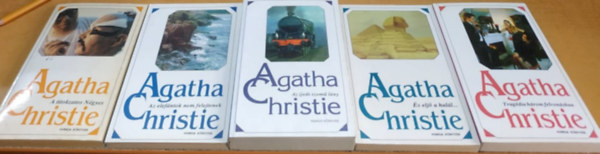 5 db Agatha Christie: A titokzatos Ngyes + Az elefntok nem felejtenek + Az ijedt szem lny + s elj a hall... + Tragdia hrom felvonsban