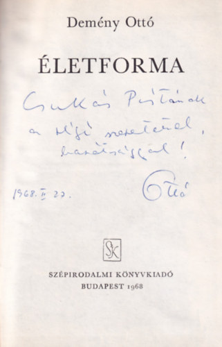 �letforma- Csuk�s Istv�nnak dedik�lva