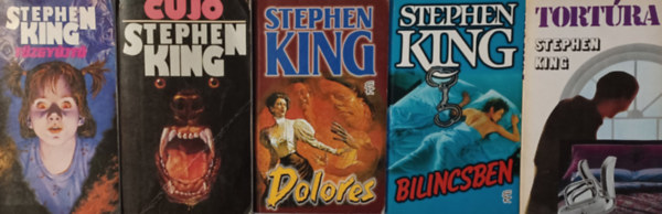 Stephen King - Tzgyjt + Cujo + Dolores + Tortra + Bilincsben (5 m)