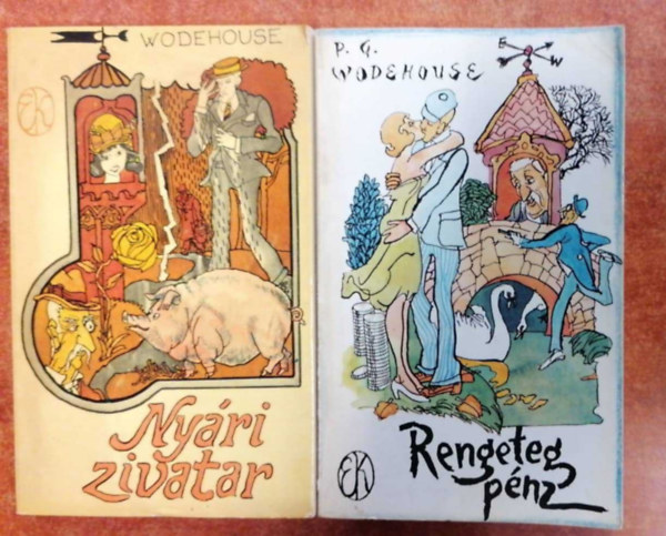 Wodehouse k�nyvek (2db.): Az �letm�v�sz + Kirabol a komornyikom