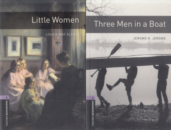 2 db Oxford Bookworms knyv: Little Women + Three Men in a Boat