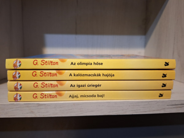 4 ktet: Az olimpia hse + A kalzmacskk hajja + Az igazi riegr + Ajjaj, micsoda baj!
