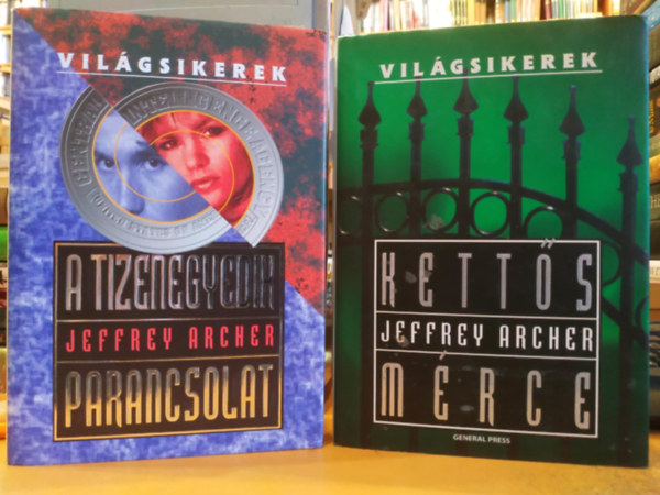 2 db Jeffrey Archer: A tizenegyedik parancsolat + Ketts mrce