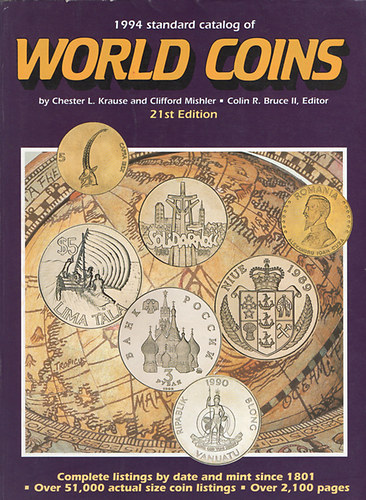 1994 edition -  Standard Catalog of World Coins