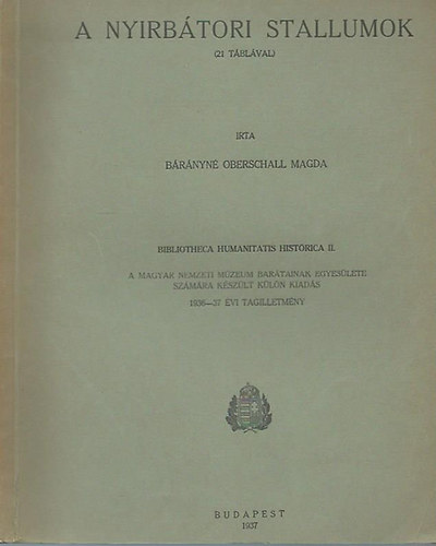 A nyrbtori stallumok (21 tblval)