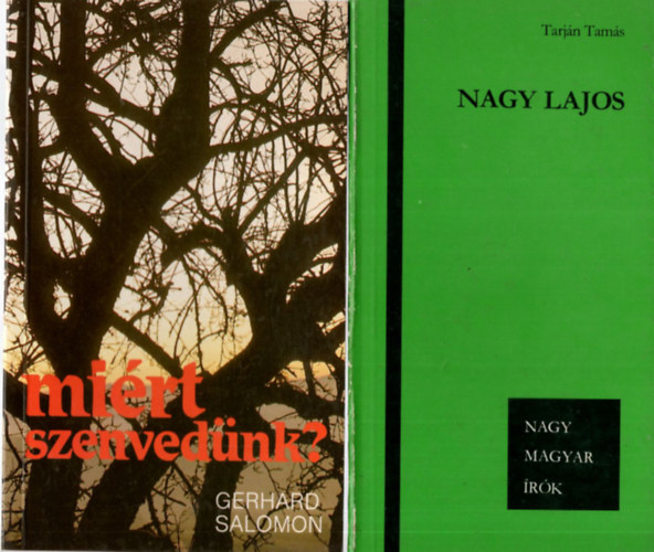 4 db Vallsi knyv ( egytt ) 1. Nagy Lajos, 2. Mirt szenvednk? 3. Magyarorszgi egyhzak, felekezetek, vallsi kzssgerk 1995-96, 4. Imk a brkbl