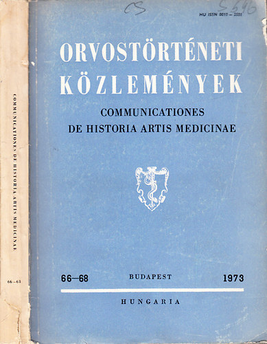Orvostrtneti kzlemnyek 66-68. (1973)