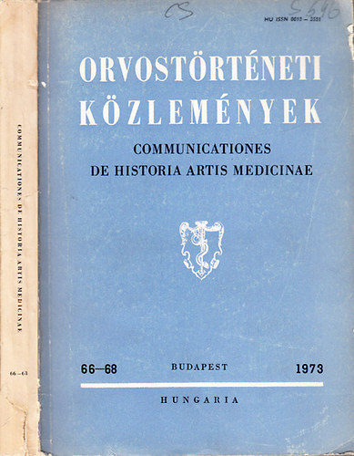Orvost�rt�neti k�zlem�nyek 66-68. (1973)