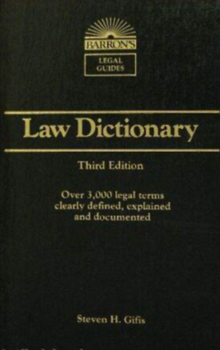 Law Dictionary - Jogi sztr