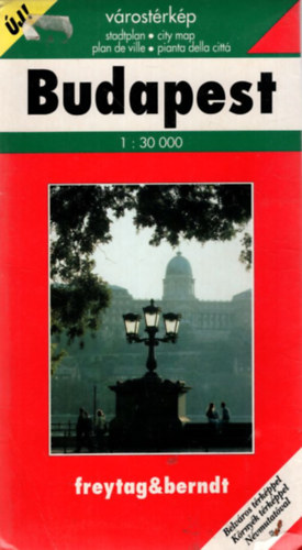 Budapest vrostrkp 1:30 000 (Belvros trkppel, Krnyk trkppel, Nvmutatval) 1995