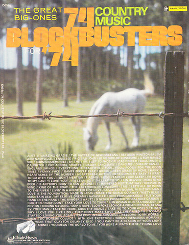 74 Blockbusters for '74 (piano/vocal) (Country music - The great big-ones)