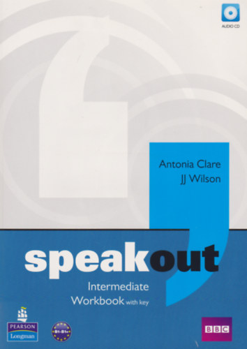 J.J. Wilson Antonia Clare - Speakout Intermediate Workbook (with Key) and Audio CD