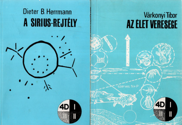 2 db Termszettudomny knyv A Az let veresge + A sirius-rejtly )