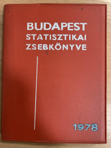 Budapest Statisztikai Zsebknyve 1978