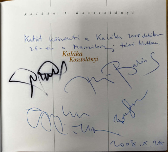 Kal�ka - Kosztol�nyi /CD-mell�klettel/