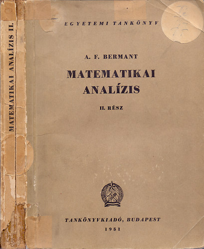 Matematikai analzis II. rsz