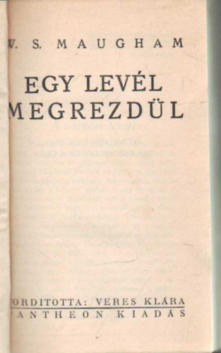 Egy levl megrezdl
