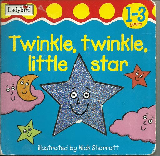 Twinkle, twinkle, little star- number 1,2,3,4,5